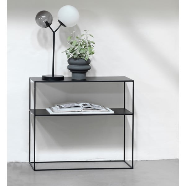 Must metallist konsoollaud 35x90 cm Pebble - Unique Furniture-image-1