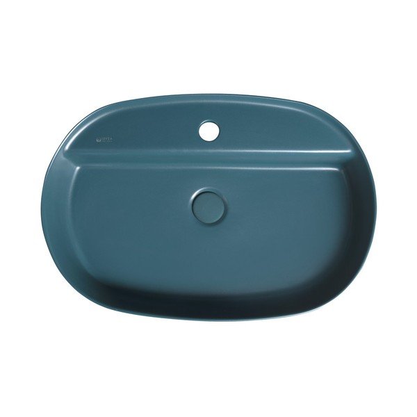 Sinine keraamiline valamu 60x40 cm Infinity Oval - Sapho-image-1