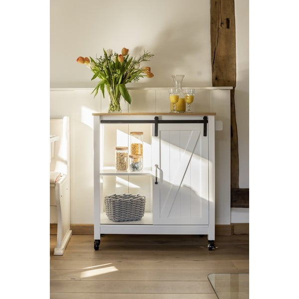 Serveerimislaud ratastel 40x80 cm Country House - Wenko-image-1