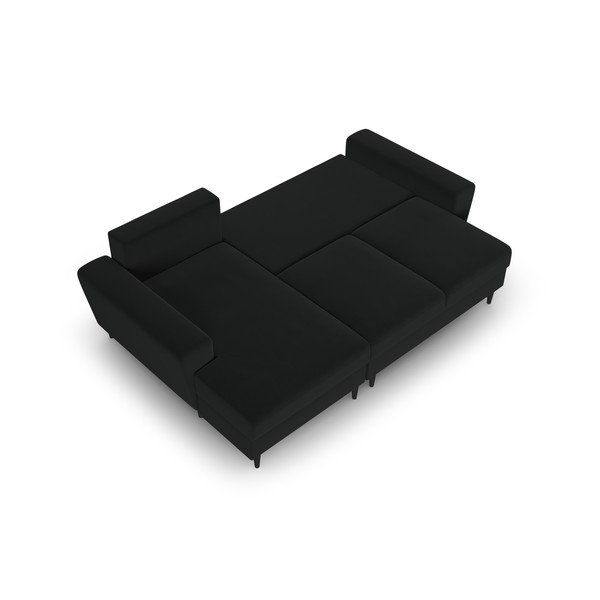 Must sametist panipaigaga nurgadiivanvoodi (vasak nurk) Kyoto - Cosmopolitan Design-image-2