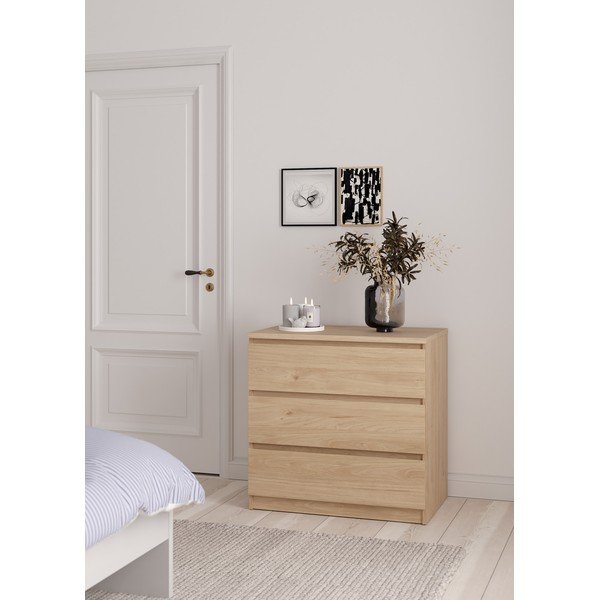 Tammepuust kummut naturaalses värvitoonis 77x76x50 cm Naia - Tvilum-image-1