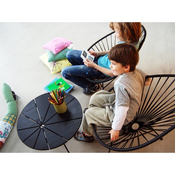 Dětské křeslo Acapulco Mini, černé-image-2