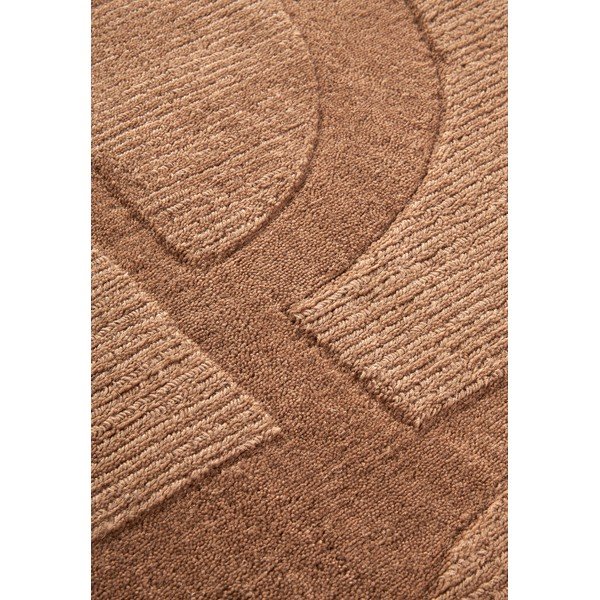 Pruun käsitsi kootud villane vaip 160x230 cm Alexis - Villeroy&Boch-image-4