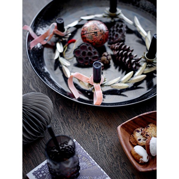 Metallist advendi küünlajalg jõulumotiiviga Leonetta - Bloomingville-image-1