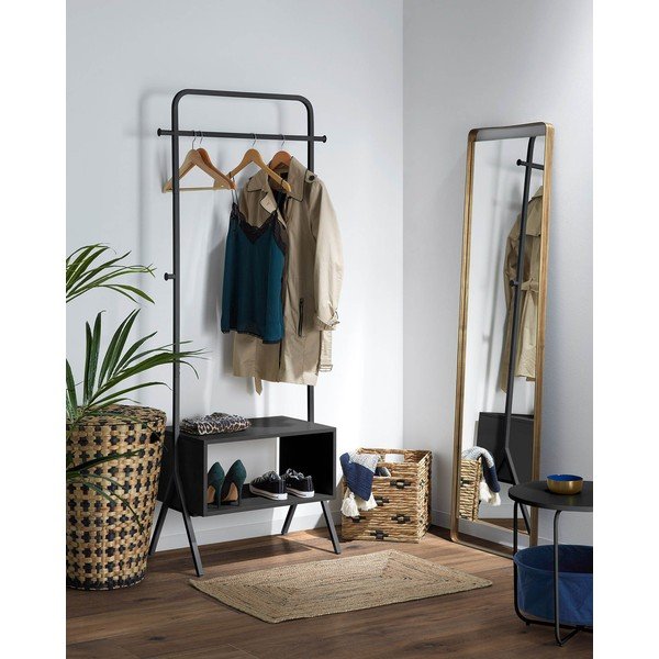 Must metallist riietehoidja Bently - Kave Home-image-1