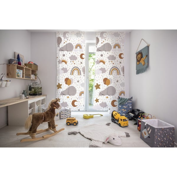 Lastekardinad 250x110 cm Balloon Dreaming - Butter Kings-image-1