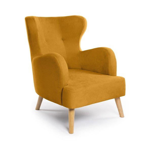 Sinepi värvi tugitool Noemye - Bonami Selection