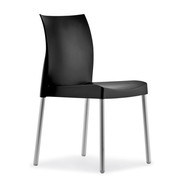 Černá židle Pedrali Ice 800