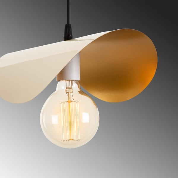 Valge-kuldne rippvalgusti Sivani - Opviq lights-image-4