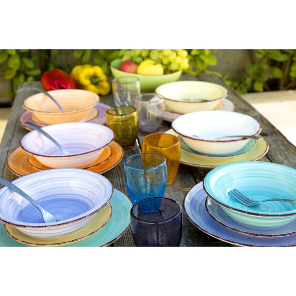 18-osaline komplekt Villa d'Este Acquerello kiviplaadist Baita Acquerello - VDE Tivoli 1996-image-1