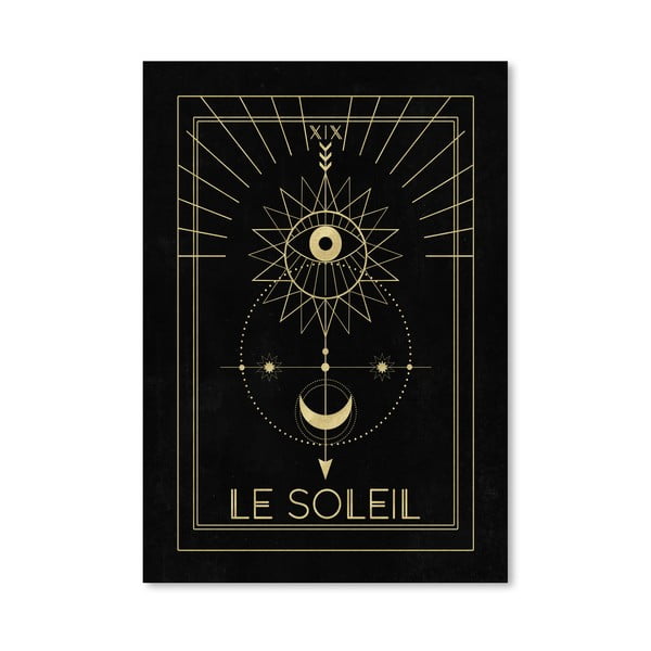 Plakát Americanflat Le Soleil, 30 x 42 cm
