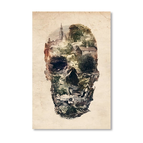 Autorský plakát Skull Town
