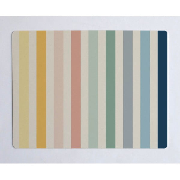 Värviline lauamatt , 55 x 35 cm Stripes - The Wild Hug