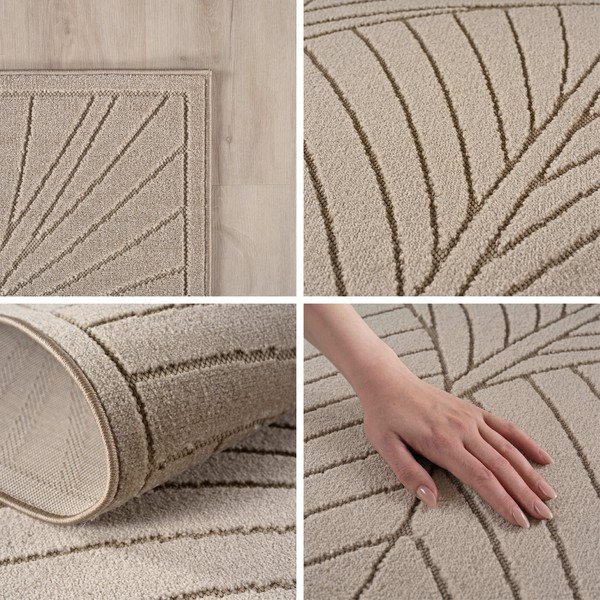 Beež ümmargune sise- ja õuevaip ø 80 cm Nova 1203 - Ayyildiz Carpets-image-2