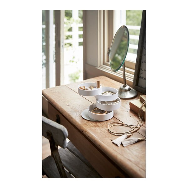 Valge ehtekarp pöögipuidust detailidega Tosca - YAMAZAKI-image-2