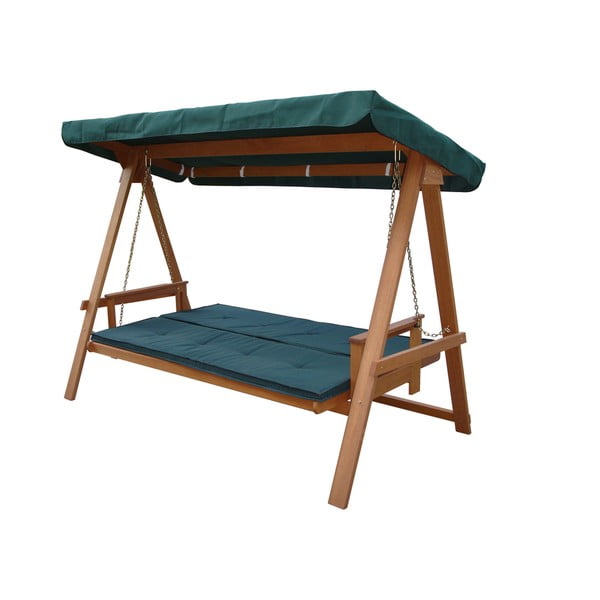 Roheline puidust aiakiik Vegas Lux - Rojaplast-image-1