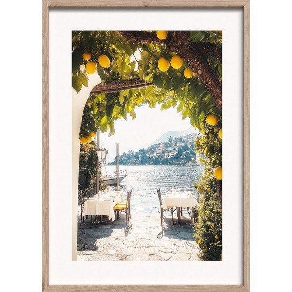 Trükitud pilt raamiga 50x70 cm Lemon View - Styler