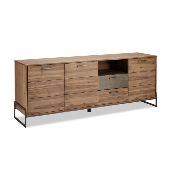 Pruunist täispuidust kast, suur Mallorca - Furnhouse-image-2