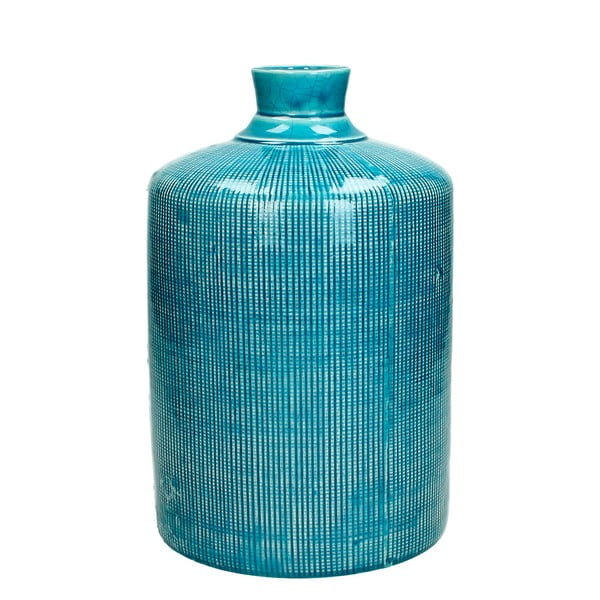 Modrá keramická váza HF Living Azuro Samantha