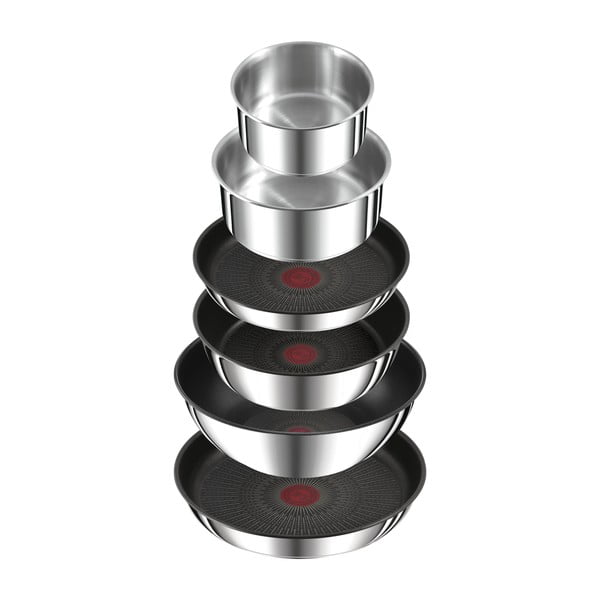 Roostevaba terasnõude komplekt 13 tk INGENIO Preference ON L9749432 - Tefal-image-1