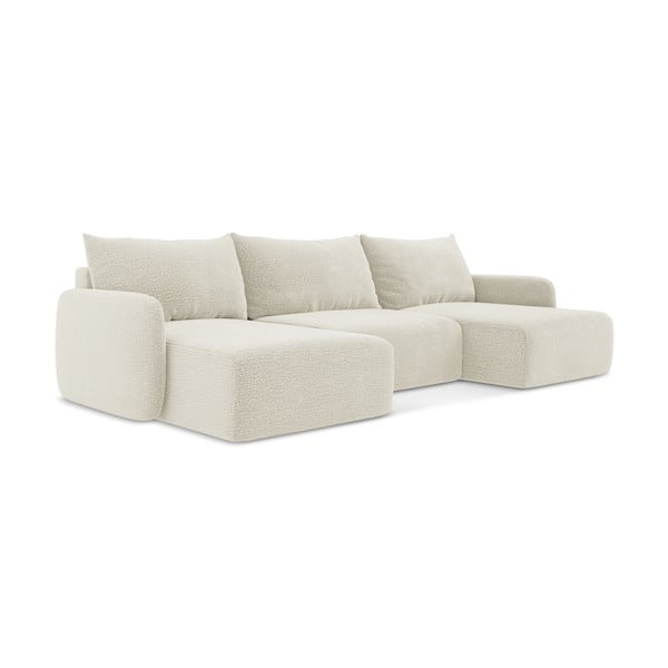 Kreemne diivanvoodi koos hoiunurgaga diivan Kalena - Makamii-image-1