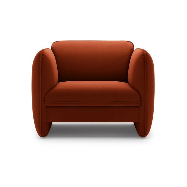 Telliskivivärvi sametist tugitool Georgia - Micadoni-image-2