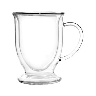 2 topelt seinaga latteklaasi komplekt, 250 ml - Vialli Design