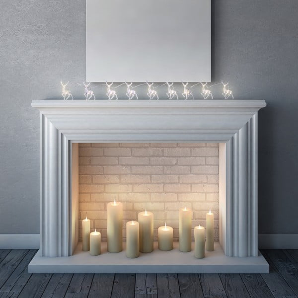 Deer Deer LED valguskett, 10 laternat, pikkus 1,65 m - DecoKing-image-1