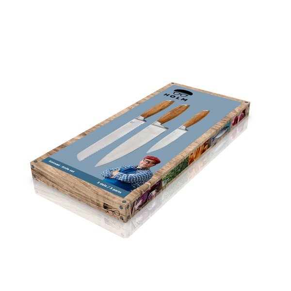 3-osaline roostevabast terasest nugade komplekt - Holm-image-4