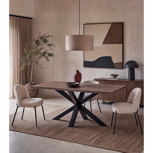 Pähklipuust söögilaud 100x180 cm Comba - Marckeric-image-1