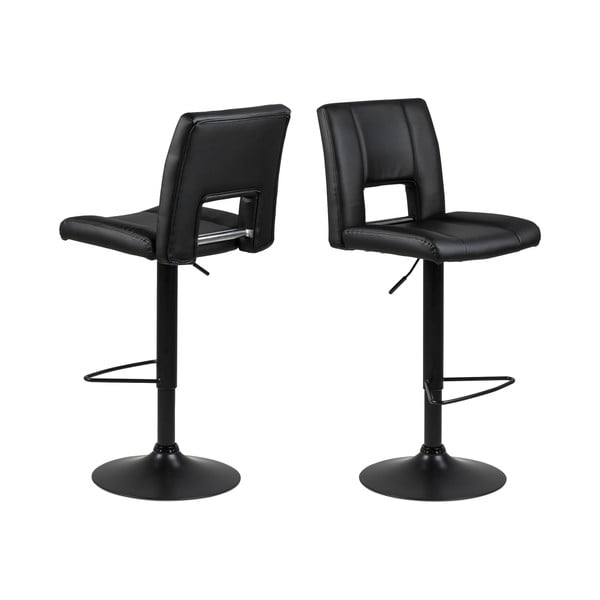 Must baaritooli reguleeritava kõrgusega Sylvia - Actona-image-2