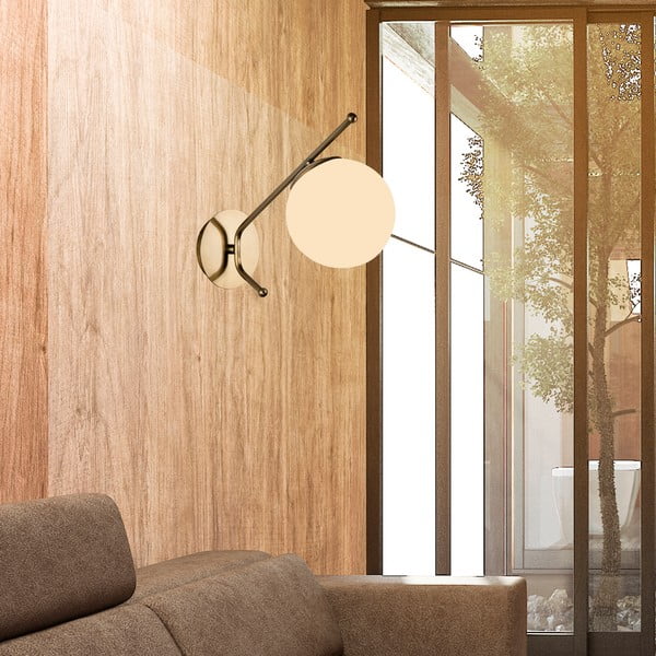 Kuldne seinalamp, kõrgus 31 cm Star - Squid Lighting-image-3