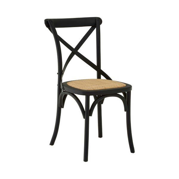 Mustast tammest söögitool Lyon - Premier Housewares