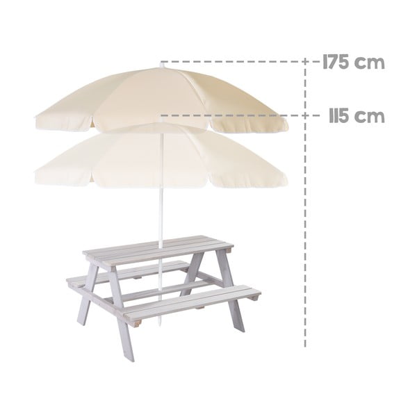 Laste aiamööbli komplekt Outdoor + - Roba-image-4