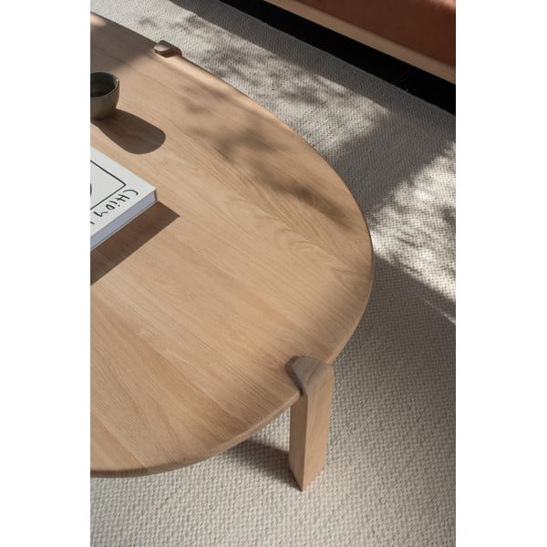 Tammepuidust diivanilaud 100x180 cm Kulin – Gazzda-image-4