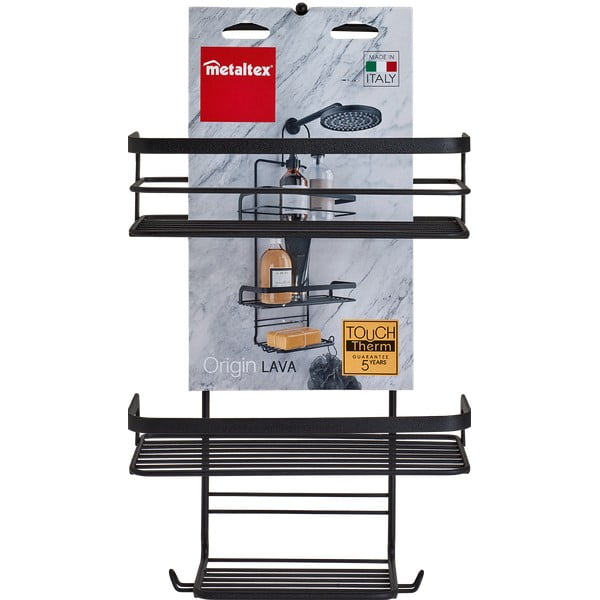 Must rippuv vannitoa riiul Origin Lava - Metaltex-image-2