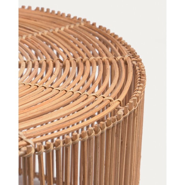 Rotangist ümmargused diivanilauad 2tk komplektis ø 66 cm Elmima - Kave Home-image-3