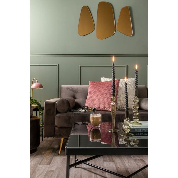 Roheline klaasist küünla hoidja Bubbles Swirl - PT LIVING-image-1