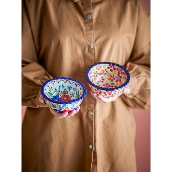 Kivikeraamikast serveerimiskausid 2tk komplektis 380 ml Florist - Bloomingville-image-1