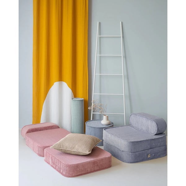 Helepruun velvetist laste diivanipadi Block - Wigiwama-image-2