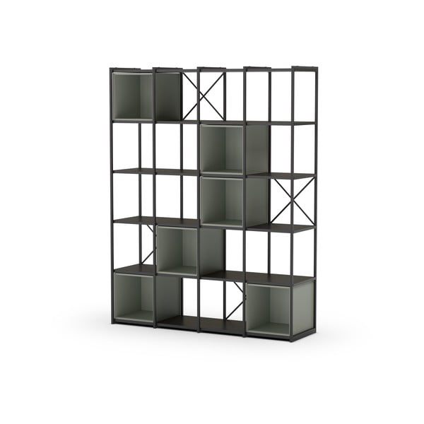 Roheline-must raamatukapp 140x179 cm Anya - Marckeric-image-2