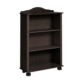 Tumepruun männipuidust raamaturiiul 77x116 cm Ella - Støraa