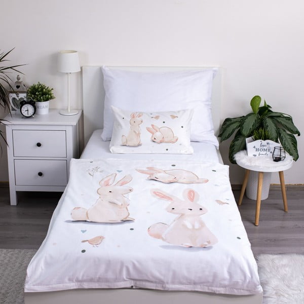 Puuvillane voodipesu 100x135 cm Bunnies - Jerry Fabrics-image-1