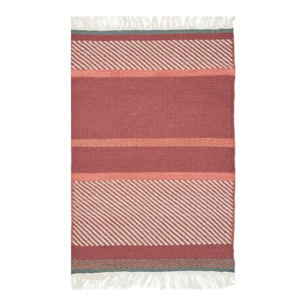 Ručně tkaný koberec Linie Design Unito Wine, 170 x 240 cm