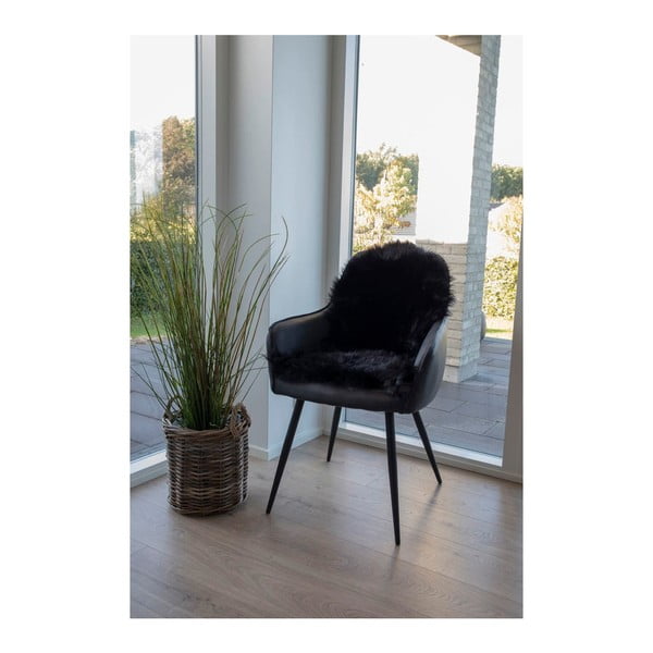 Must sünteetiline karusnahk 50x85 cm - House Nordic-image-2