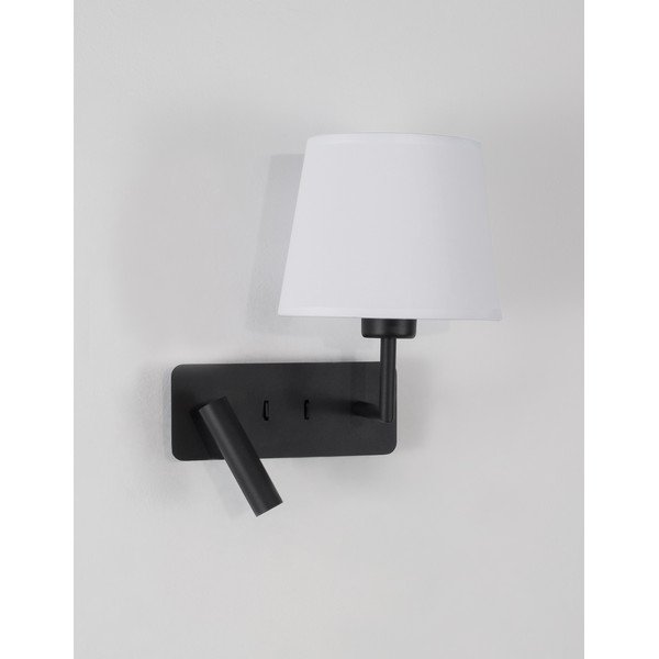 Valge/matt must alumiiniumist seinalamp painutatava konstruktsiooniga Savona - Nova Luce-image-3
