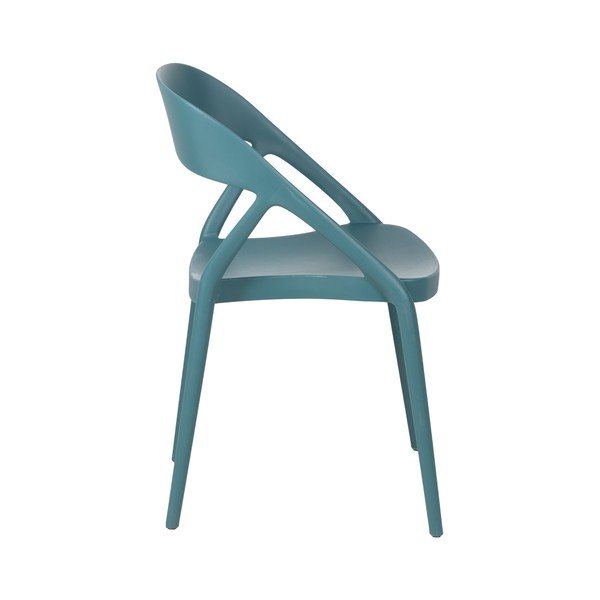 Sinised plastikust söögitoolid 2tk komplektis - Ixia-image-4