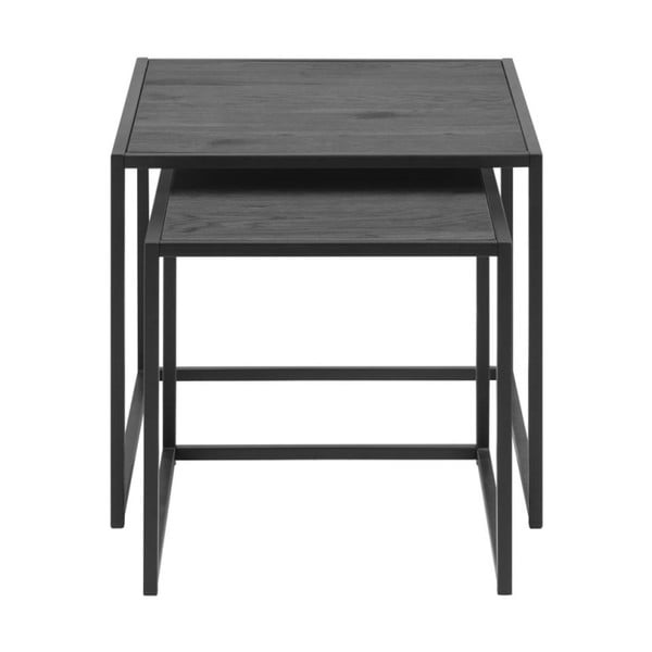 Mustad kohvilaudade komplekt 2 Seaford - Actona-image-1