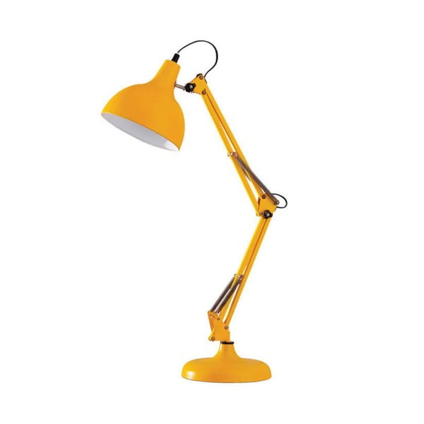 Stolní lampa Dave, žlutá
