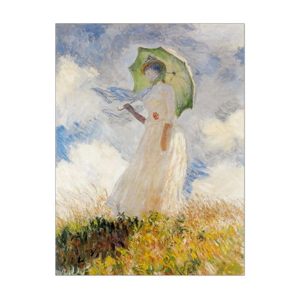 Obraz Monet - Lady with Umbrella, 60x80 cm
